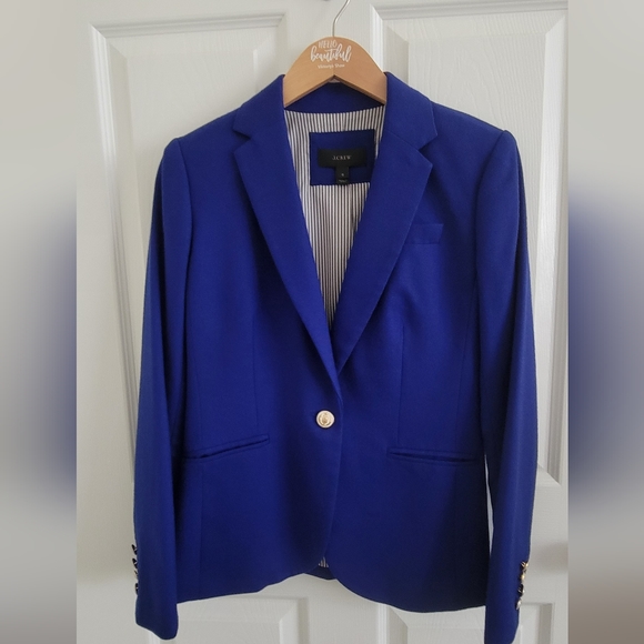 J. Crew Parke blazer in wool flannel, size 0 - Picture 2 of 11